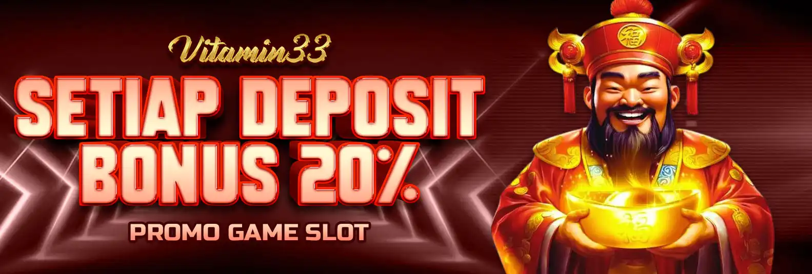 BONUS DEPOSIT 20% SLOT